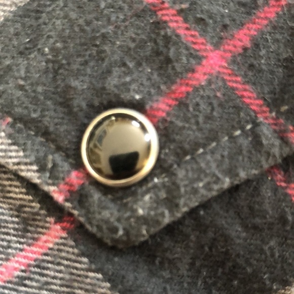 Guess Brushed Cotton Western Pearl Snap Flannel Shirt Sz. S Black Gray - Picture 5 of 6